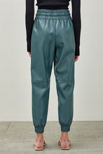 Load image into Gallery viewer, Smocked Waist PU Pants