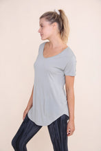 Load image into Gallery viewer, Essential Wave Side Tie Front Detail Top-Cement