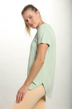 Load image into Gallery viewer, Essential Wave Side Tie Front Detail Top-Green