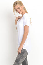 Load image into Gallery viewer, Essential Wave Side Tie Front Detail Top-White