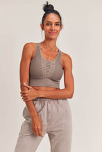 Load image into Gallery viewer, Laser Cut Seamless Sports Bra-Heather
