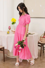 Load image into Gallery viewer, Asymmetrical Waist Cut Out Midi Dress