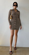 Load image into Gallery viewer, Houndstooth Mini Dress