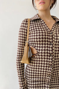 Houndstooth Mini Dress