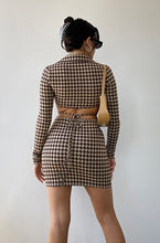 Load image into Gallery viewer, Houndstooth Mini Dress