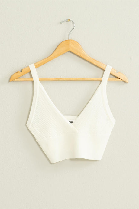 Banded Sweater Cami Top