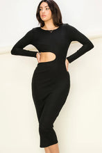 Load image into Gallery viewer, True Intentions Cutout Midi Dress
