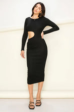 Load image into Gallery viewer, True Intentions Cutout Midi Dress