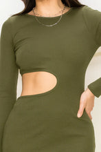 Load image into Gallery viewer, True Intentions Cutout Midi Dress