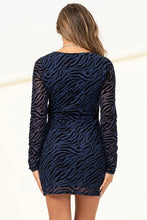 Load image into Gallery viewer, Frisky Love Zebra Print Cutout Mini Dress