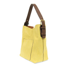 Load image into Gallery viewer, Classic Hobo Handbag-Lemon/Coffee