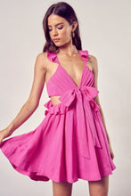 Load image into Gallery viewer, Ruffle Cut Out Dress