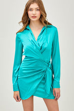 Load image into Gallery viewer, Wrap Side Tie Dress