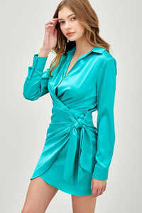 Wrap Side Tie Dress