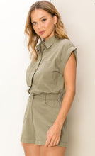Load image into Gallery viewer, Sheer Attitude Button-Front Romper
