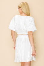 Load image into Gallery viewer, Bubble Short Sleeve Mini Dress